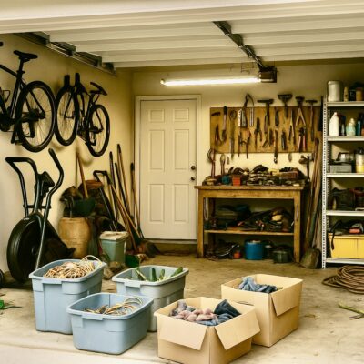 * Garage - disorganized 5
