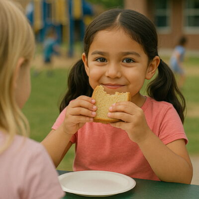 * kid eating Peanut Butter 1